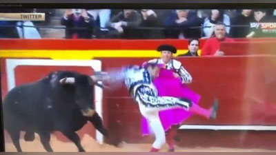 Изрображение 'БЫК УБИЛ МАТАДОРА ВО ВРЕМЯ ВЫСТУПЛЕНИЯ В КОЛУМБИИ (ВИДЕО)'