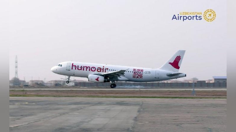 Изрображение 'Лоукостер Humo Air приступил к выполнению рейсов в Узбекистане'