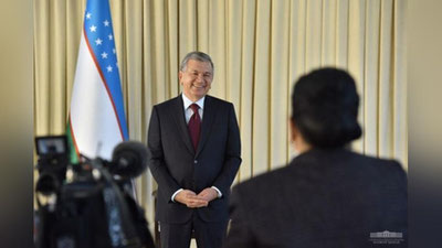 Изрображение 'Президент провел встречу с активом Бектемирского района'