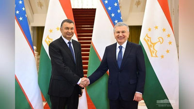 Изрображение 'Шавкат Мирзиёев принял Премьер-министра Таджикистана'