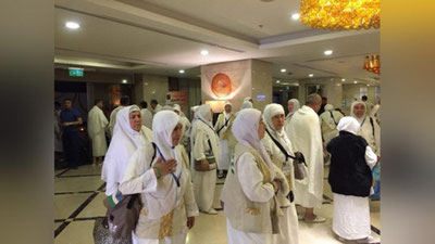 'Умра зиёратчилари Макка шаҳрига етиб боришди'ning rasmi