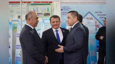 '"O`zbekneftgaz" Qashqadaryoda "Sanoat yarmarkasi va kooperasiya birjasi" hamda "Neftgaz kooperasiya forumi" ni o`tkazmoqda'ning rasmi