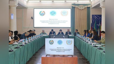 'Қирғиз Республикасида Ўзбекистоннинг ШҲТга раислик қилишига бағишланган давра суҳбати ўтказилди'ning rasmi