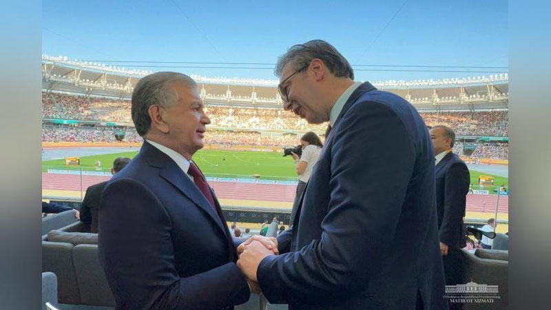 'Prezident xorijiy delegasiyalar rahbarlari bilan uchrashdi'ning rasmi