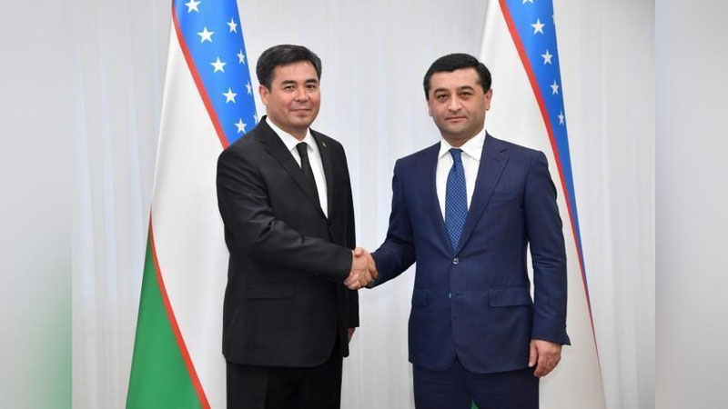 'Baxtiyor Saidov Turkmanistonning yangi elchisi bilan uchrashdi'ning rasmi