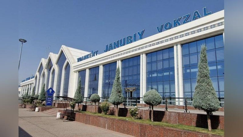 'Toshkent shimoliy vokzalidan harakatlanuvchi qator poezdlar bir oy “Janubiy” vokzaldan qatnaydi'ning rasmi