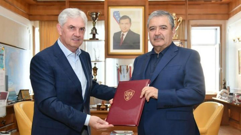 'O`zbekiston futzal milliy terma jamoasiga murabbiy tayinlandi'ning rasmi