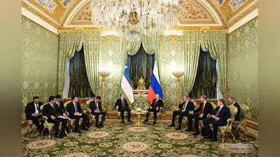 'Шавкат Мирзиёев ва Владимир Путиннинг тор доирадаги учрашуви бўлиб ўтди'ning rasmi