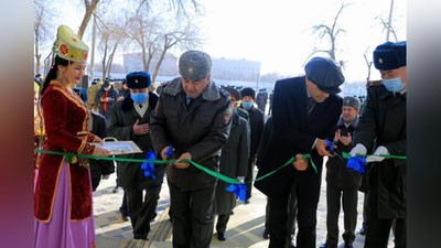 'Nukusda Safarbarlik chaqiruv rezervi batalonining kapital ta`mirlangan binosi foydalanishga topshirildi'ning rasmi