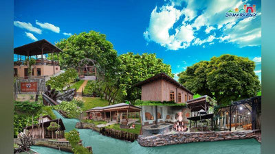 Изрображение 'Видео: создание туристического кишлака в Самарканде'