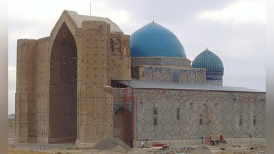 'Qozog`istonda Ahmad Yassaviy maqbarasi portlatilishining oldi olindi'ning rasmi
