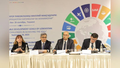 'O`zbekistonni rivojlanish milliy maqsadlariga erishishni tezlashtirish tashabbuslar o`rganildi'ning rasmi
