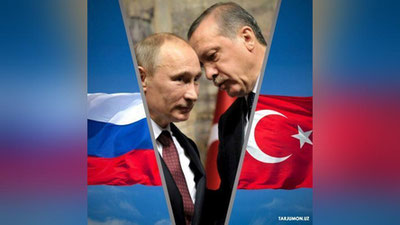 'Putin va Erdog`an Suriya chegarasida «tarixiy» kelishuvga erishdilar'ning rasmi