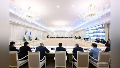 'Президент сув хўжалиги соҳаси мутасаддиларини танқид қилди'ning rasmi