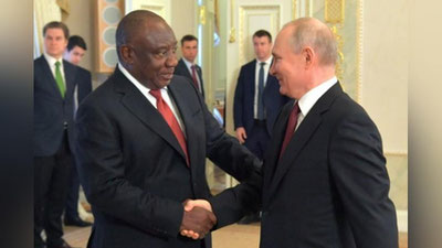 'Жанубий Африка ҳукумати агар Путин мамлакатга ташриф буюрса, уни ҳибсга олишга рози бўлди'ning rasmi