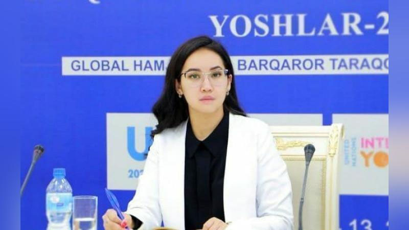 'Ўзбекистон Республикаси Олий Мажлиси Қонунчилик Палатаси ҳузуридаги Ёшлар парламентига янги раис тайинланди'ning rasmi