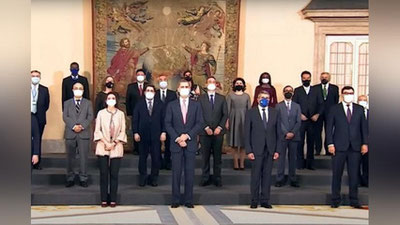 Изрображение 'Король Испании принял вице-премьера Узбекистана Азиза Абдухакимова'