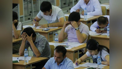 'Bugun 1-smenada 37 nafar abiturient testdan chetlashtirildi'ning rasmi