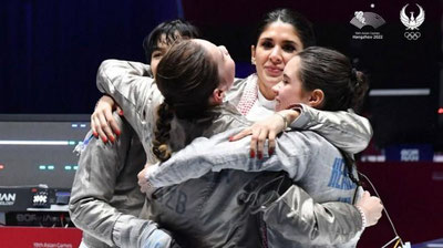 'Ўзбекистонлик қиличбозлар Осиё ўйинларида тарихий ғалабани қўлга киритди'ning rasmi