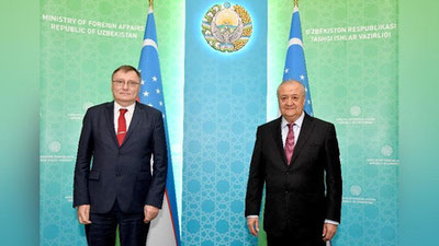 Изрображение 'В Ташкент прибыл новый Посол Чехии'