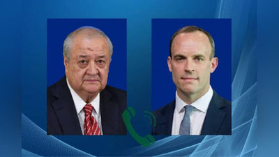 'Abdulaziz Komilov Buyuk Britaniya tashqi ishlar vaziri bilan muloqot qildi'ning rasmi