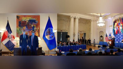 'O`zbekiston Amerika davlatlari tashkiloti huzuridagi doimiy kuzatuvchi maqomini oldi'ning rasmi