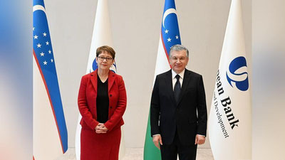 Изрображение 'Узбекистан в 2023 году примет заседание Совета управляющих ЕБРР'