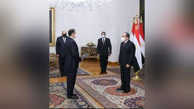 Изрображение 'Новый посол Узбекистана в Египте вручил верительные грамоты Президенту Абдулфаттаху Ас-Сиси'