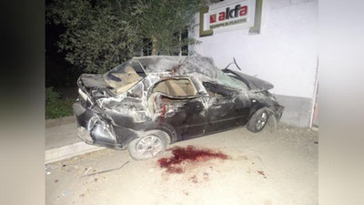 Изрображение 'Страшное ДТП в Шахрисабзе: 2 погибли, 2 пострадали (видео)'