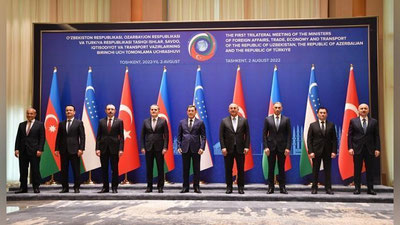 Изрображение 'В Ташкенте открылось первое заседание формата «Узбекистан – Азербайджан – Турция»'