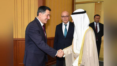 Изрображение 'Глава МИД Узбекистана встретился с Генсеком Совета сотрудничества арабских государств Залива'