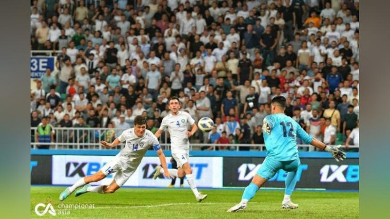Изрображение 'Сборная Узбекистана проиграла Ирану в финале Кубка наций CAFA'