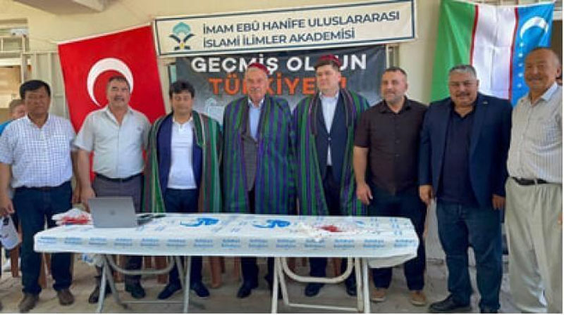 'O`zbekistonliklar zilziladan jabr ko`rgan Turkiyaning Xatay aholisiga 57 ta konteyner-uy topshirdi'ning rasmi