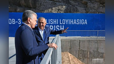 Изрображение 'Президент заложил камень в строительство малой ГЭС «Зарчоб-3» на реке Тупаланг'