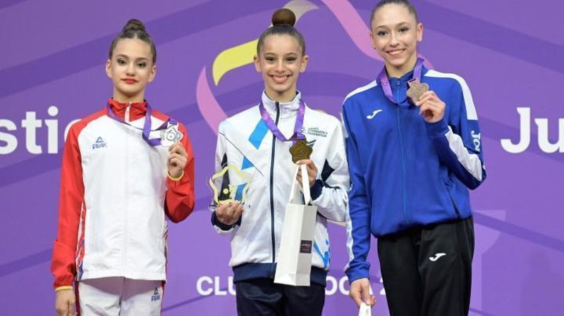 'O`zbekistonlik badiiy gimnastikachilar ilk bor jahon chempionatida sovrindor bo`ldi'ning rasmi