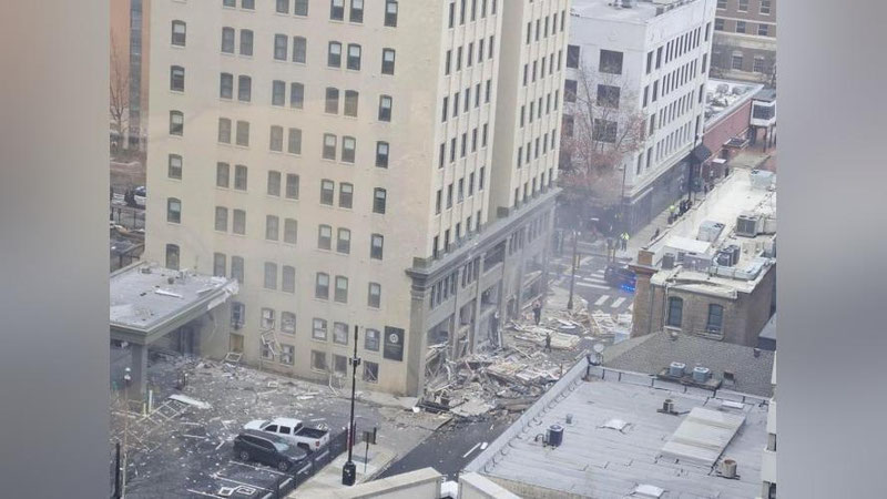 Изрображение 'В техасском отеле произошел взрыв: 21 человек пострадал (видео)'