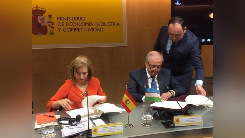 'АБДУЛАЗИЗ КОМИЛОВ МАДРИД ШАҲРИДА ИСПАНИЯ ҚИРОЛЛИГИ САВДО БЎЙИЧА ДАВЛАТ КОТИБИ БИЛАН УЧРАШДИ'ning rasmi