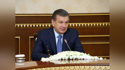 '​Ўзбекистон Президенти Россия ички ишлар вазирини қабул қилди'ning rasmi