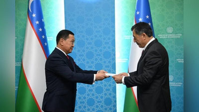 Изрображение 'И.о.министра иностранных дел Узбекистана принял нового посла Монголии'