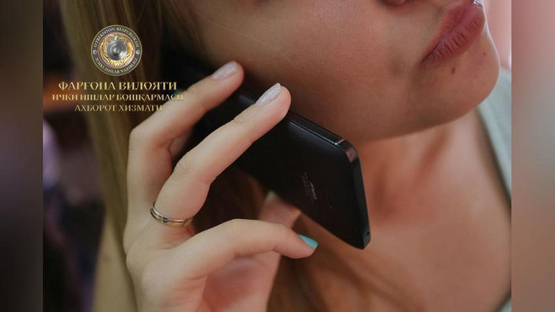 'Қўқонда аёл қиши қўнғироқ қилиб олиш учун олган уяли телефон аппаратни ўғирлаб кетди'ning rasmi