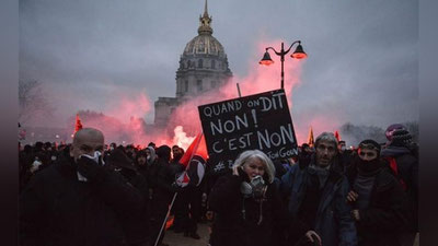 'Fransiyada 6 iyun kuni pensiya islohotiga qarshi navbatdagi ommaviy norozilik namoyishi o`tkazilishi rejalashtirilmoqda'ning rasmi