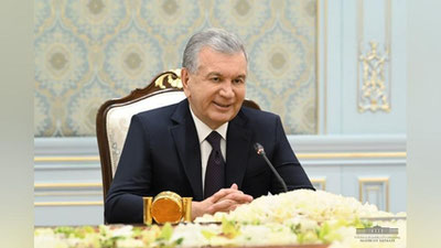 Изрображение 'Шавкат Мирзиёев принял глав внешнеполитических ведомств Азербайджана и Ирана'