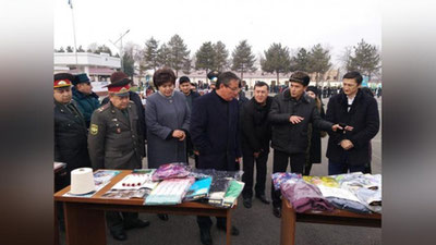 'Andijonda harbiy xizmatchilar oila a`zolarining 40 nafariga ishga joylashish uchun yo`llanma berildi'ning rasmi