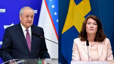 'Ўзбекистон ва Швеция ўртасида дипломатик муносабатлар ўрнатилганига 30 йил тўлди'ning rasmi