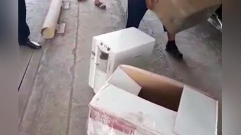 Изрображение 'В Казахстане на границе изъяли перевозимые в Узбекистан кислородные концентраторы'