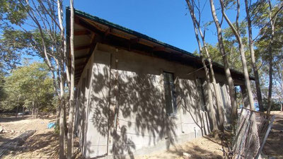 'Bo`stonliqda daraxtlar joylashuvini hisobga olib mehmonxona qurilmoqda (foto)'ning rasmi