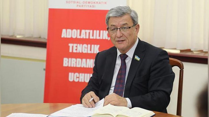'Nariman Umarov “Adolat” SDP fraksiyasi rahbarligiga saylandi'ning rasmi