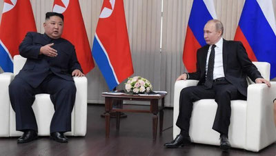 'Kim Chen In Putin bilan uchrashishni rejalashtirmoqda - The New York Times'ning rasmi