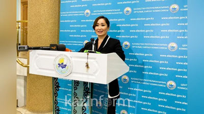 'Qozog`istonda prezidentligiga ilk ayol nomzod rasman ro`yxatga olindi'ning rasmi