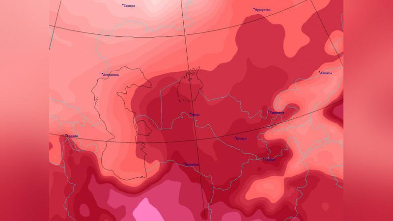 Изрображение 'В Узбекистане снова наступает аномальная жара'